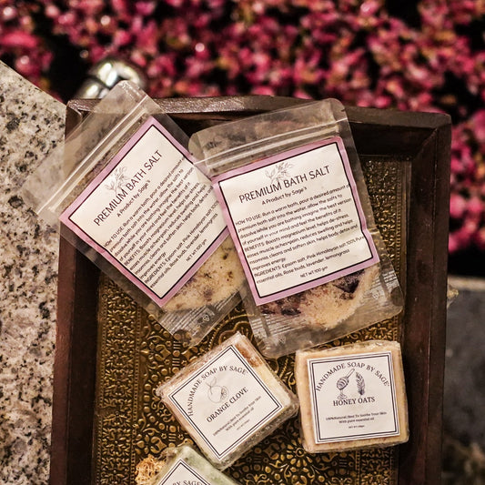 Sage’s Premium Bath Salt for Relaxing your muscles and a Rejuvenating Bath