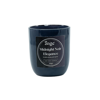 Midnight Noir Elegance Scented Jar Candle