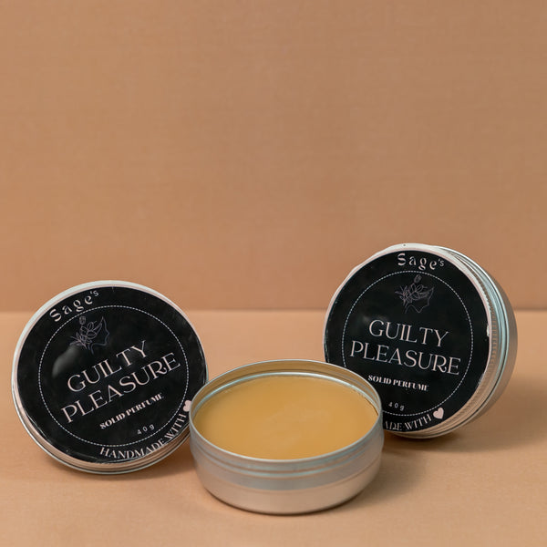 Sage’s Sensual Guilty Pleasure Handmade Solid Perfume for Long-lasting and Regal Aroma