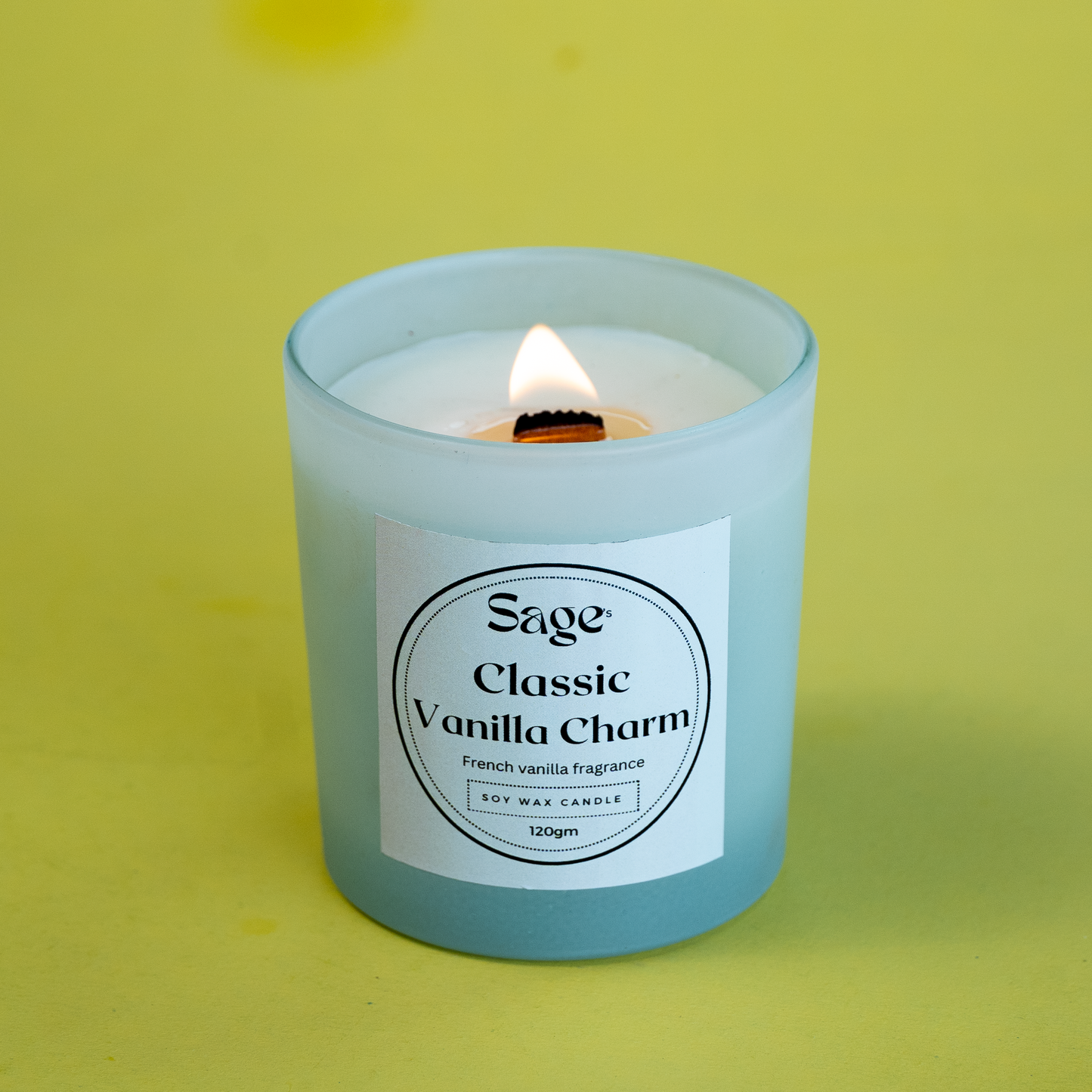 Classic Vanilla Scented Jar Candle
