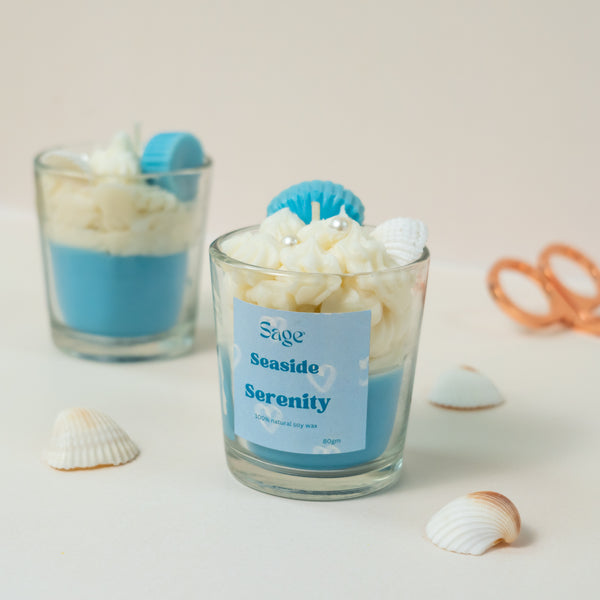 Sage’s Seaside Serenity Exclusive Mini Soy Wax Candle for an Exclusive and New Aromatic Experience